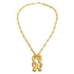 Lalaounis Gold "Knoten des Herkules" Halskette