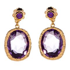 Jade Jagger Maiden Amethyst Earrings