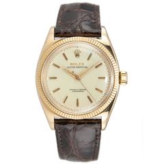 Rolex Yellow Gold Oyster Perpetual Wristwatch Ref 6503