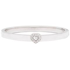 Chopard Happy Diamond Gold Heart Bangle Bracelet