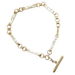 Gold and Gold Quartz Stone Gold Rush Watch Fob Chain 4