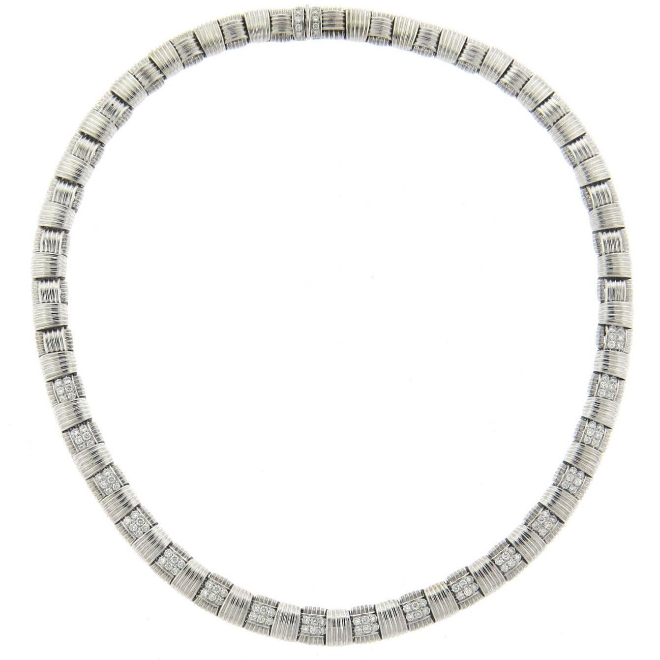 Roberto Coin Diamond Gold Appassionata Necklace