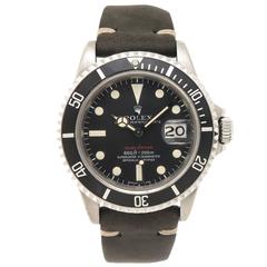 Retro Rolex Stainless Steel Submariner Wristwatch Ref 1680