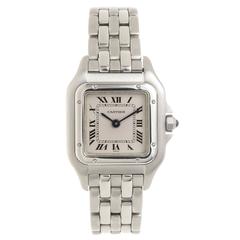 Cartier Lady's Stainless Steel Panther Quartz Wrist Watch