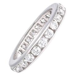 Tiffany & Co. Diamond Platinum Eternity Band Ring