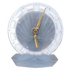 Normandie Ocean Liner Crystal Presentation Clock