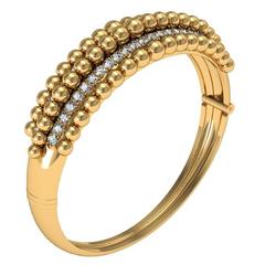 Melody Deldjou Fard & Sparkles Diamond and Gold Bracelet
