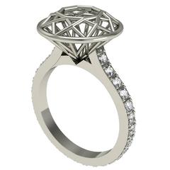 Sayaka Yamamoto Diamond and Gold Ring