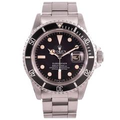 Retro Rolex Stainless Steel “NATO” Submariner Wristwatch Ref 1680
