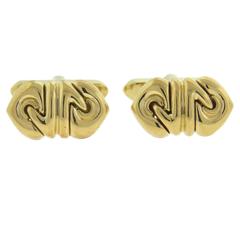 Bulgari Alveare Gold Cufflinks