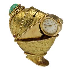 Tiffany & Co. Gelbgold-Geldbörseuhr von Movado