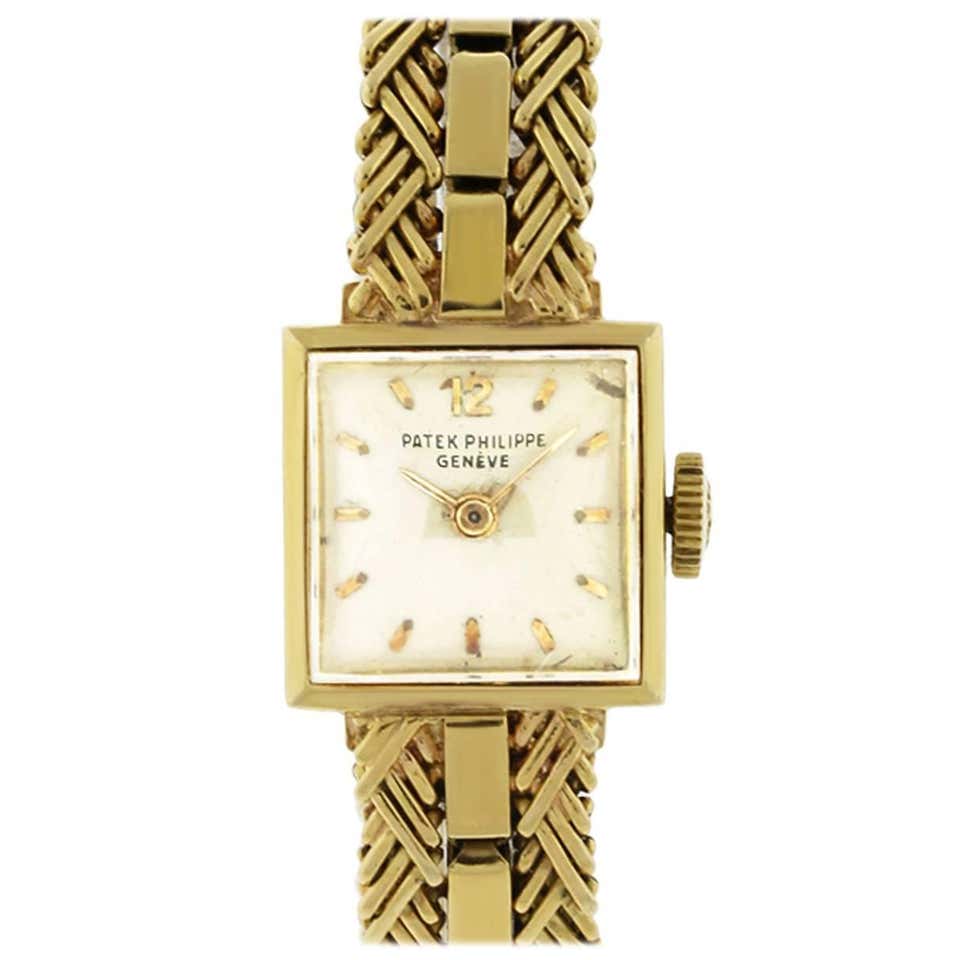 Patek Philippe Lady's Yellow Gold Wristwatch at 1stDibs