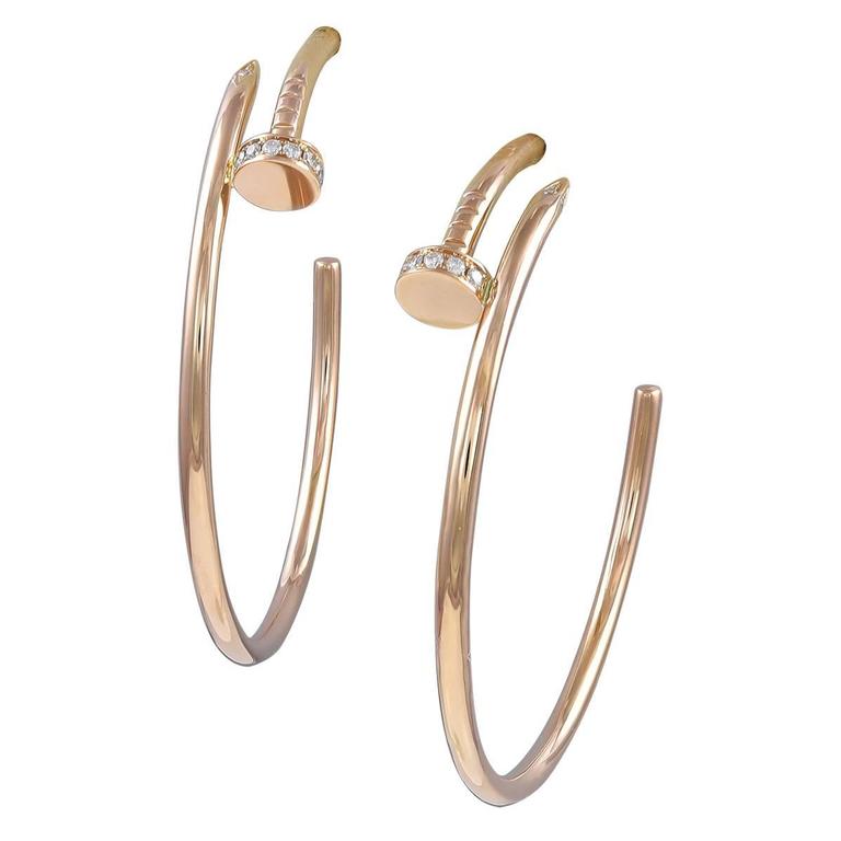 Cartier Juste Un Clou Diamond Gold Earrings For At 1stdibs Cartier Juste Un Clou Diamond Gold Earrings For