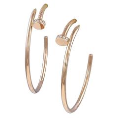 Cartier Juste un Clou Diamond Gold Earrings 5
