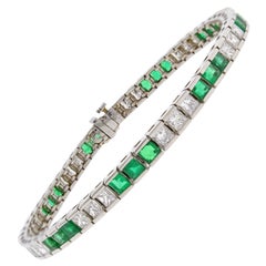 Pampillonia Emerald Diamond Bracelet