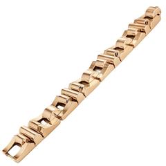 French Retro Gold Link Bracelet 10