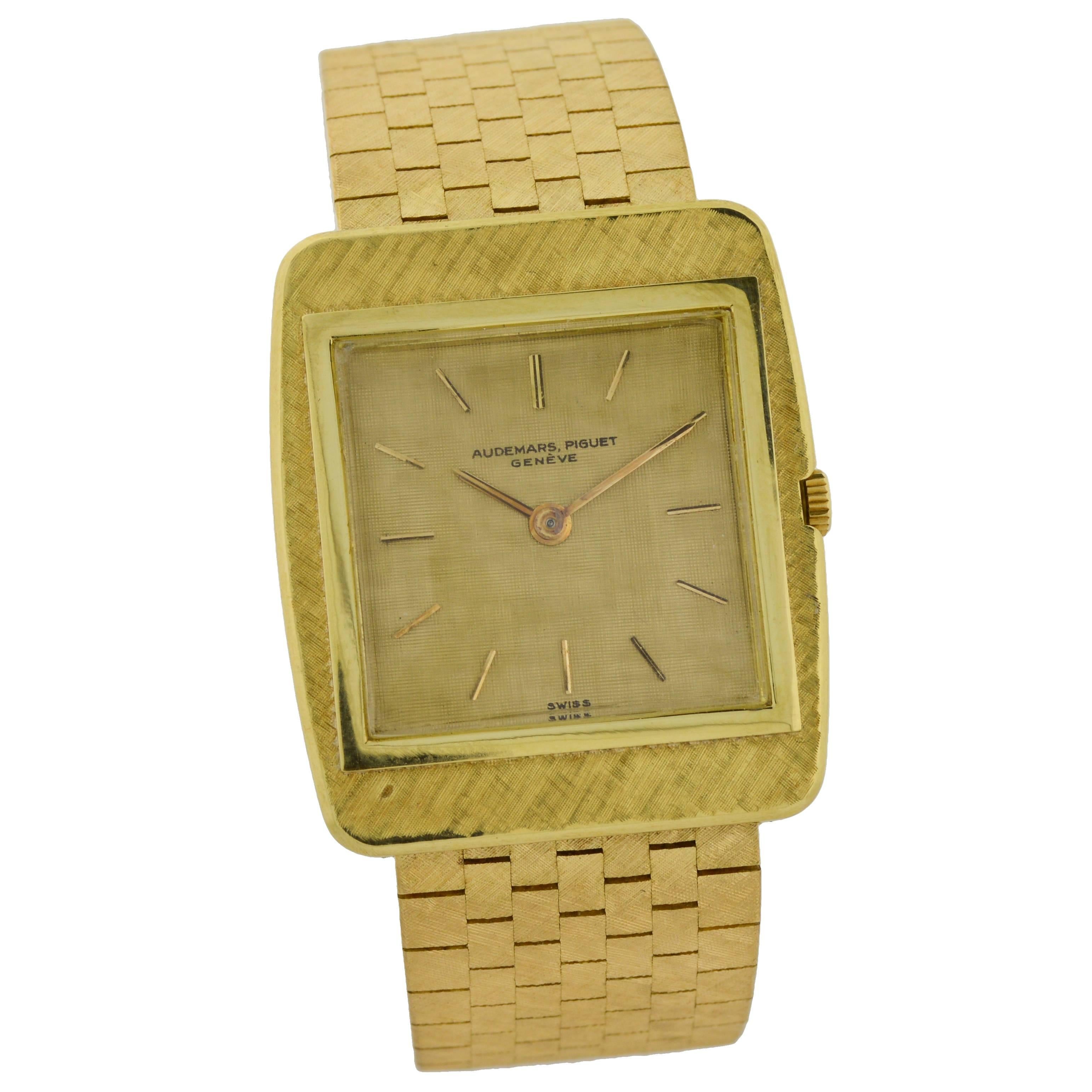 Audemars Piguet Yellow Gold Manual Dress Watch