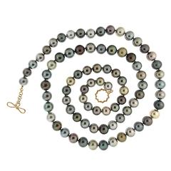 Multicolor Tahitian Pearl Necklace 6