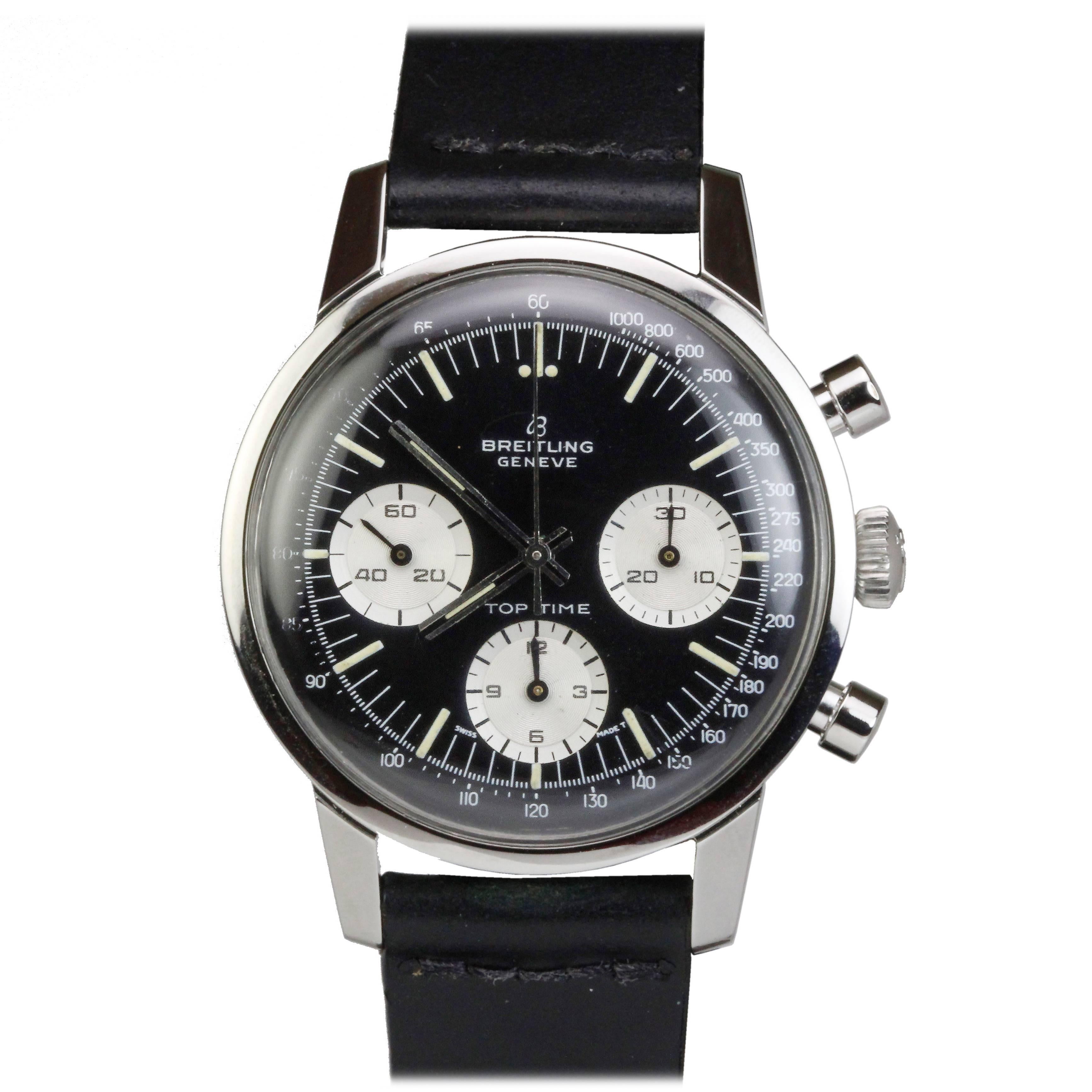 Breitling Stainless Steel Top Time Wristwatch Ref 810