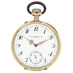 Patek Philippe Yellow Gold Pocket Watch 