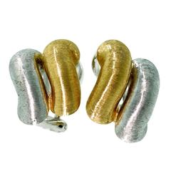 Buccellati Two Color Gold Earrings
