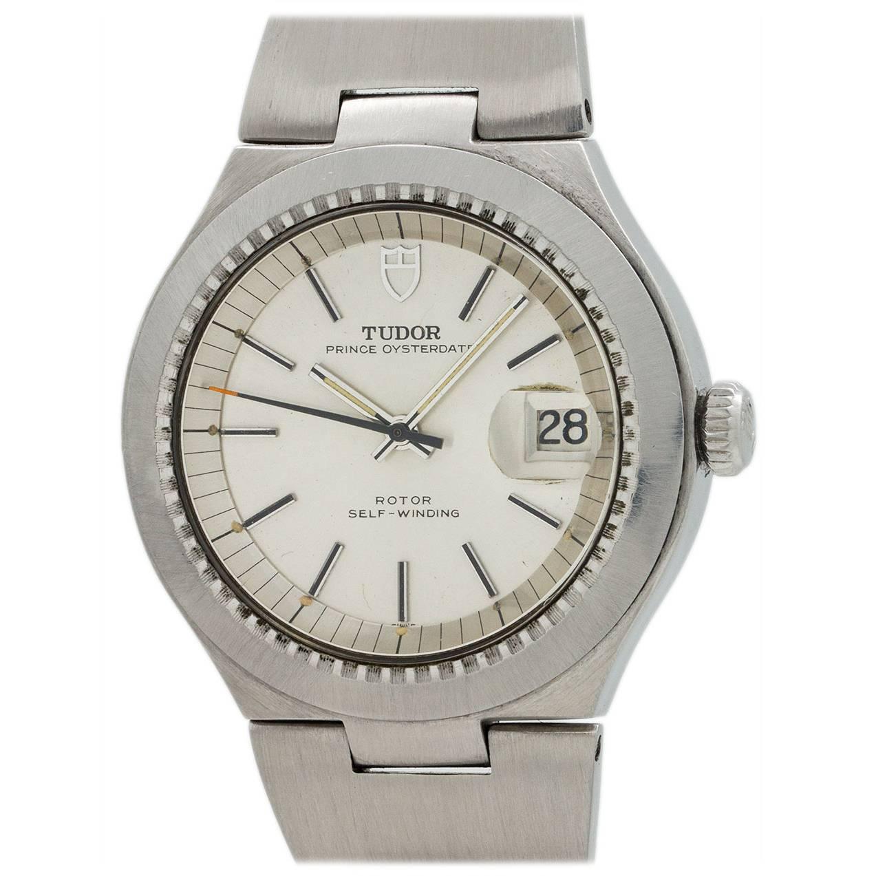 Tudor Stainless Steel Prince Oysterdate Wristwatch Ref 9101/0  For Sale