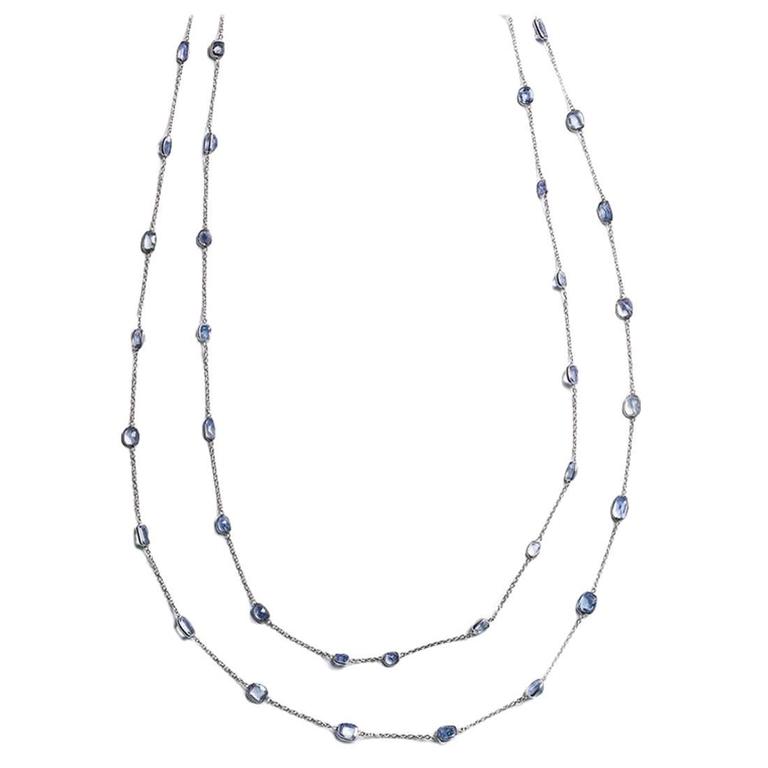 Sapphires By The Yard Long Chain For Sale
