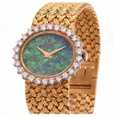 Piaget Yellow Gold Diamond Bezel Opal Dial Wristwatch Ref 9326D2-332951