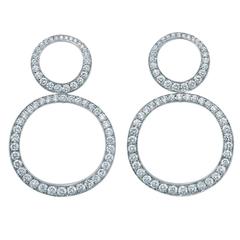 Diamond Gold "Circles" Earrings