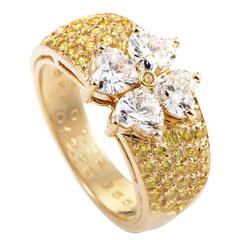 Van Cleef & Arpels 1.32 Carats Diamonds Gold Ring