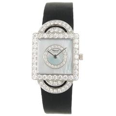 Chopard Lady's White Gold Diamond Quartz Wristwatch Ref 13-5951