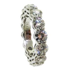 Graff Diamond Platinum Eternity Band Ring