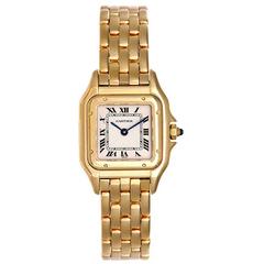 Cartier Lady's Yellow Gold Panthere Quartz Wristwatch Ref W25022B9