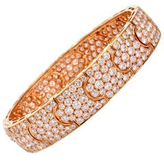 Cartier Diamond Gold Bangle Bracelet 11