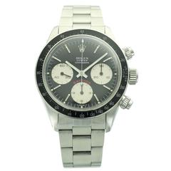Vintage Rolex Stainless Steel Daytona Wristwatch Ref 6263