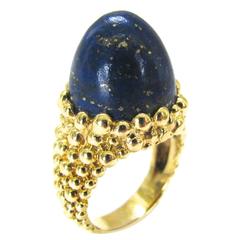 Kutchinsky Lapis Lazuli Dome Ring, 1970 9