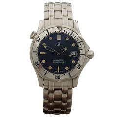 Retro Omega Stainless Steel Seamaster Quartz Wristwatch Ref 2561.80.00 