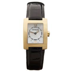 Used Montblanc Lady's Yellow Gold Profile Quartz Wristwatch
