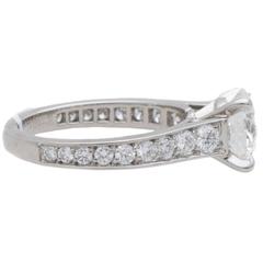 Cartier 1.70 carat GIA Certified Diamond Platinum Ring