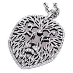 Carrera Y Carrera Diamond Gold Lion Necklace