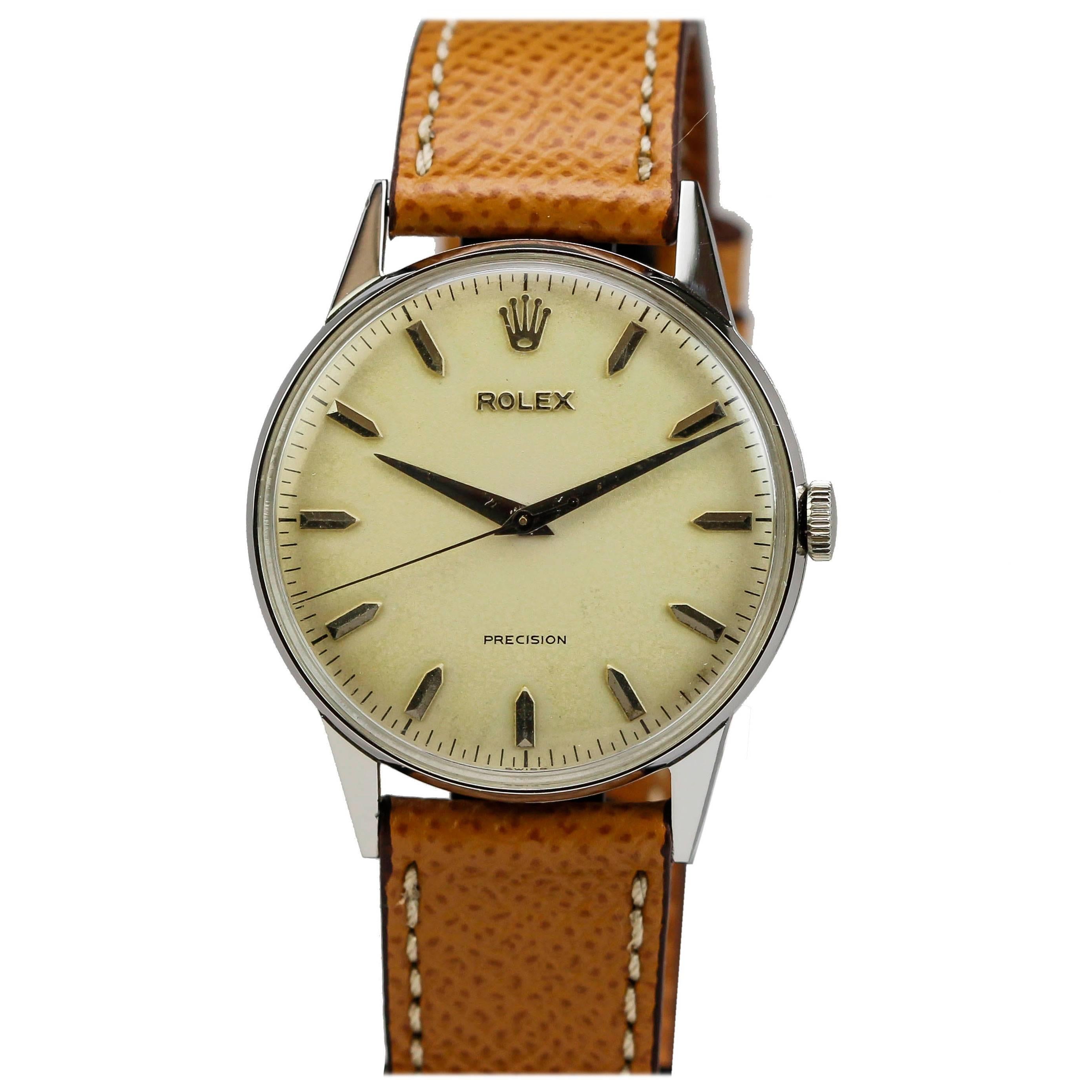 Rolex Edelstahl Präzision Armbanduhr Ref 9022