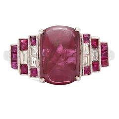 Burmese Fancy Reddish Pink Sapphire Diamond Gold Ring 11