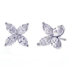 Tiffany & Co. Victoria  Large Diamond Earrings  