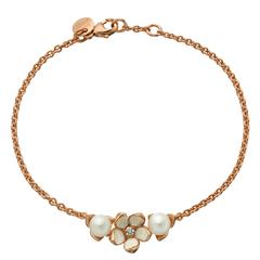 Shaun Leane Rose Gold Vermeil Single Flower Bracelet 