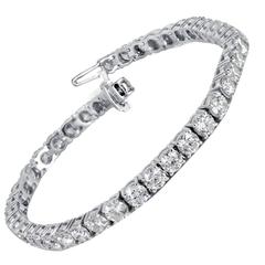 Diamond Tennis Bracelet 10.01 Carats by Prince Diamond