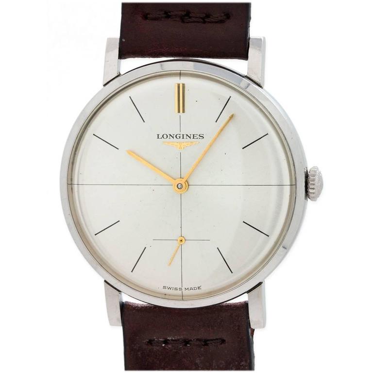 Longines Stainless Steel Dress Model Wristwatch Ref 8903