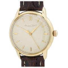 Retro IWC Yellow Gold Dress Model Wristwatch 