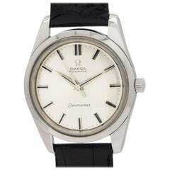 Vintage Omega Stainless Steel Seamaster Wristwatch Ref 165.010