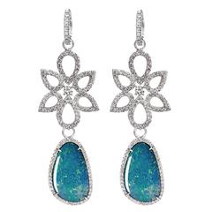 Mixology Diamond and Opal Three in one earrings
