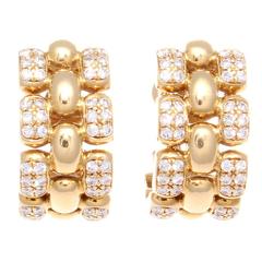 Chopard Diamond Gold Earrings